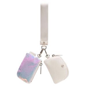 Lululemon Dual Pouch Wristlet Iridescent Iridescent / Bone